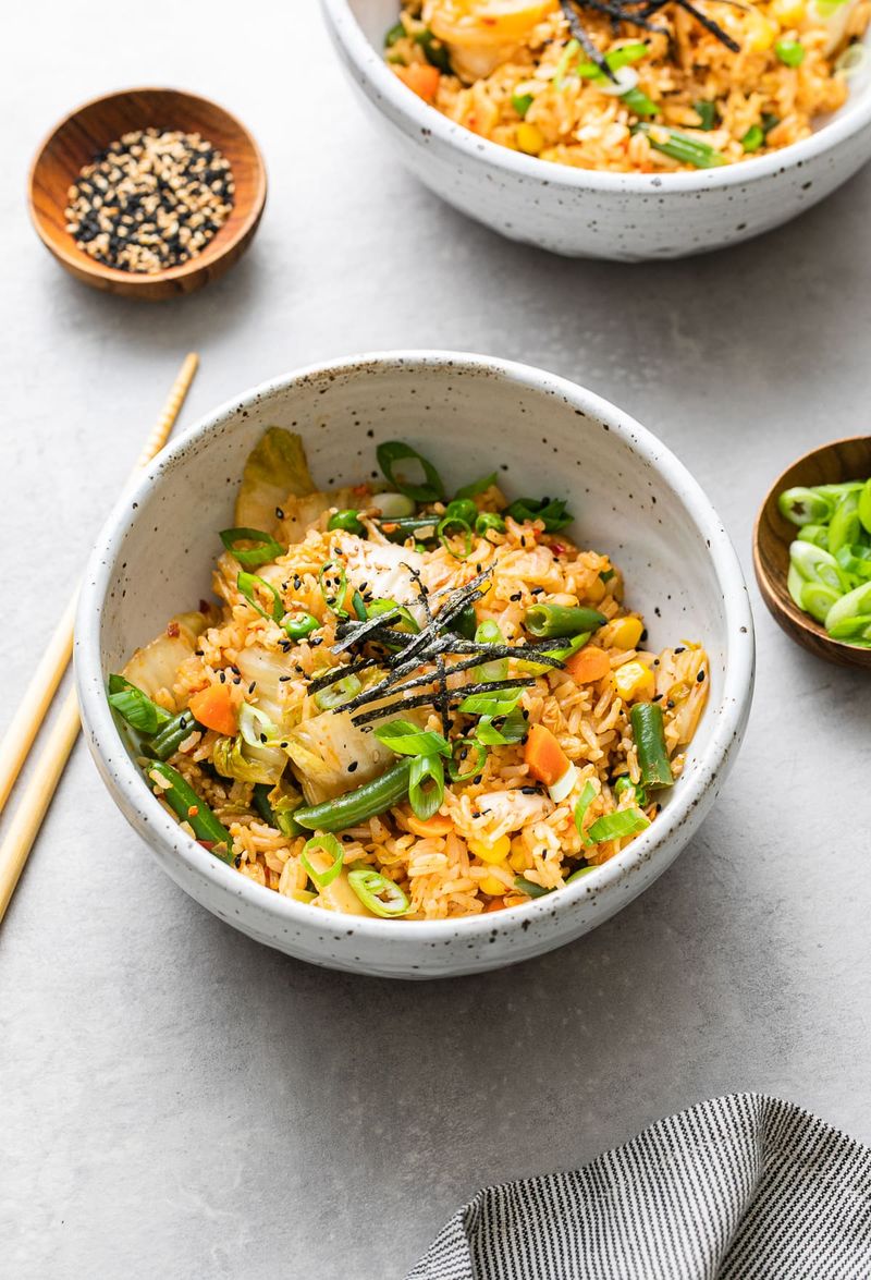 Kimchi Fried Rice Bowl