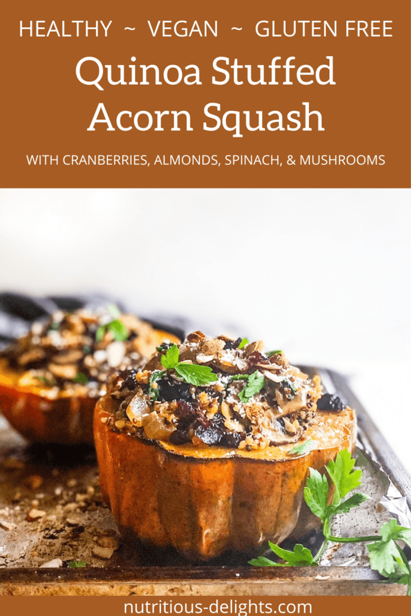 Acorn Squash Stuffed With Quinoa and Cranberries