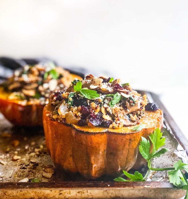 Acorn Squash and Quinoa Casserole