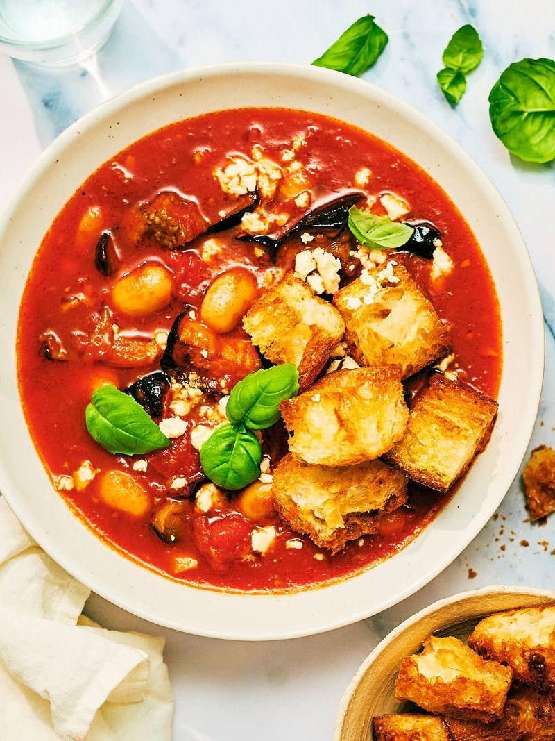 Eggplant and Roasted Tomato