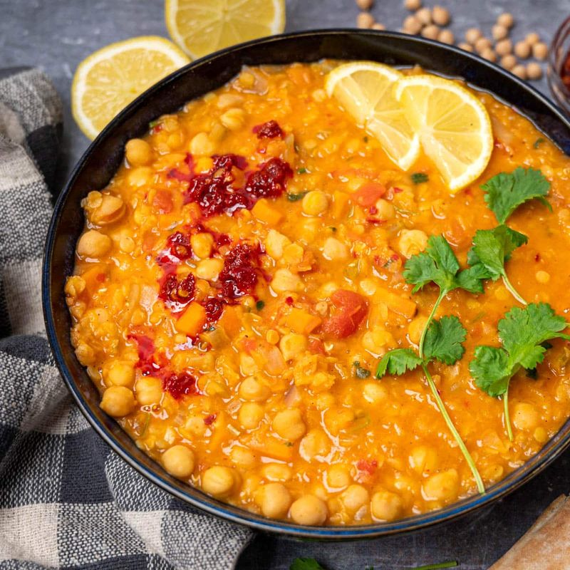 Moroccan Chickpea and Lemon Soup