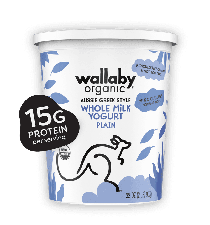 Wallaby Organic Aussie Greek Plain Yoghurt