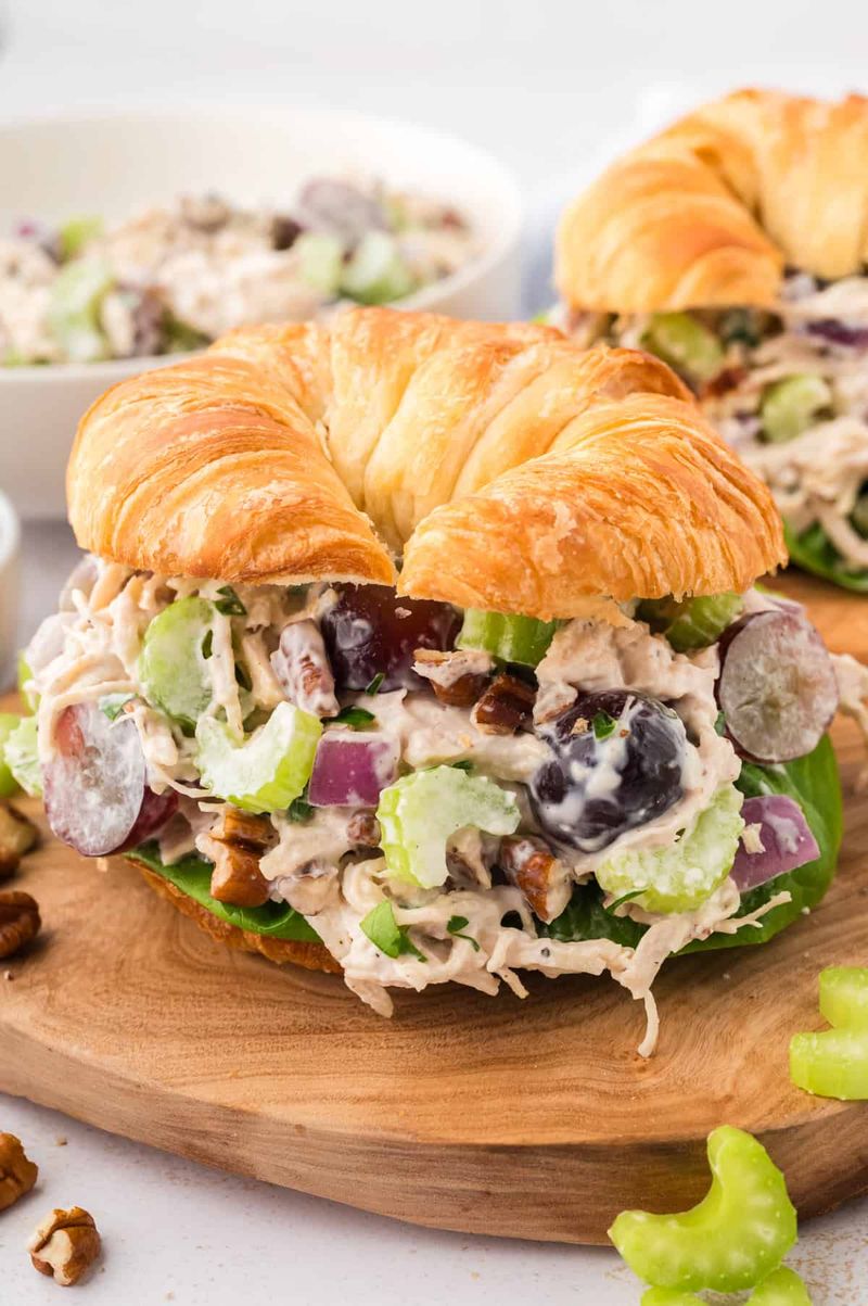 Blend Cooked Chicken Into a Creamy Chicken Salad