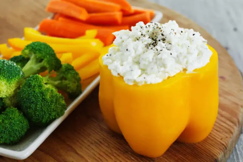 Serve Dips in Hollowed-Out Vegetables