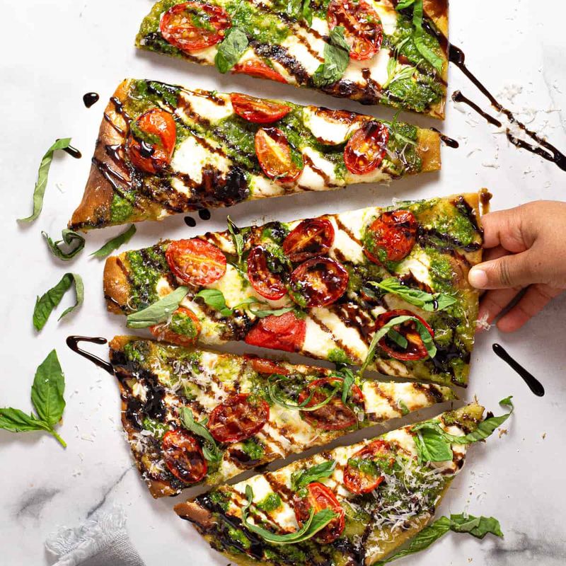 Caprese Flatbread Pizza