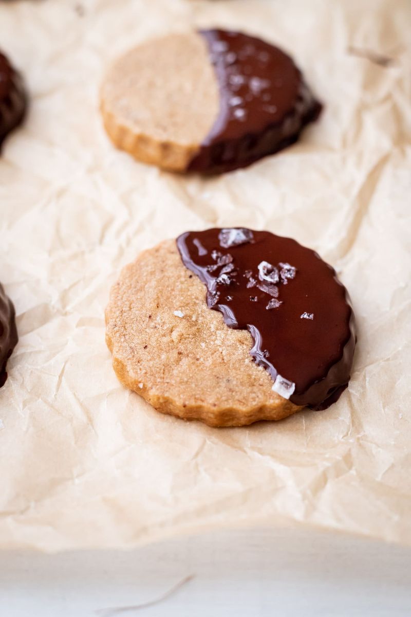 Coffee Shortbread Cookies