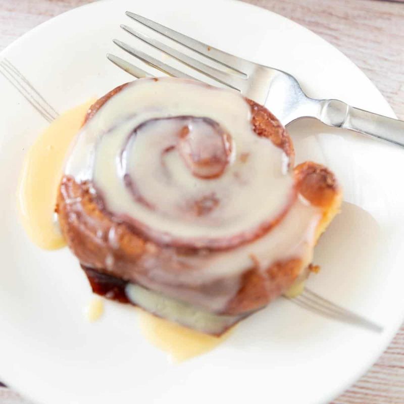 Condensed Milk Cinnamon Rolls Glaze