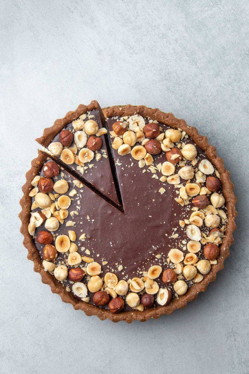 Hazelnut Chocolate Tart