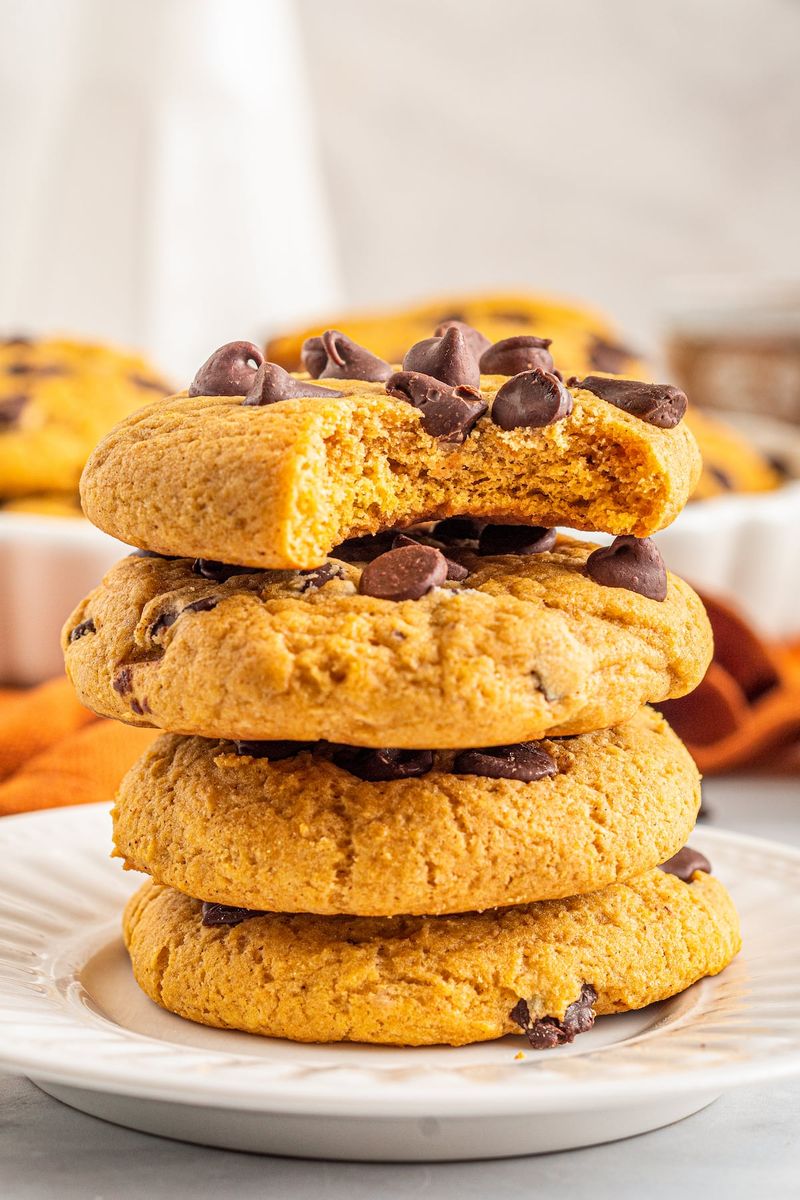 Chocolate Chip Pumpkin Cookies