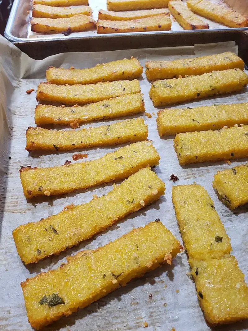 Crispy Sage and Brown Butter Polenta Bites