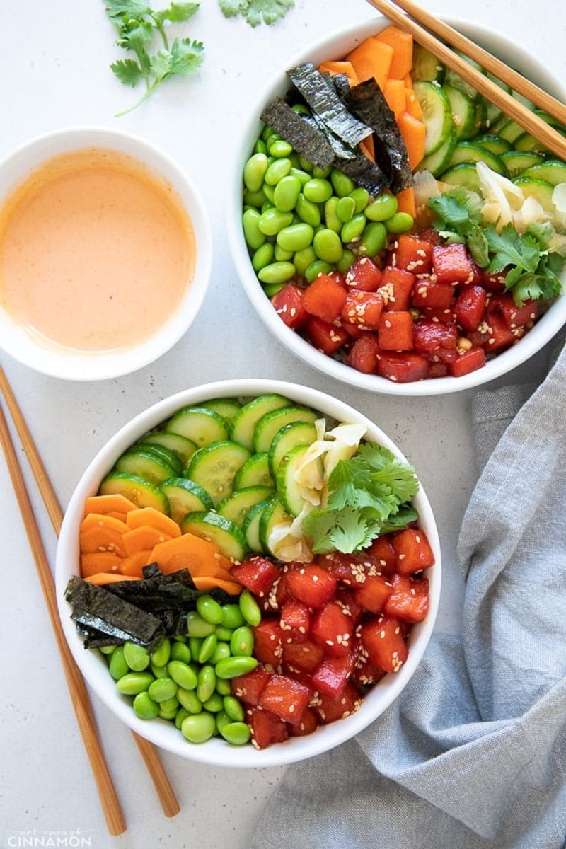 Watermelon Poke Bowl