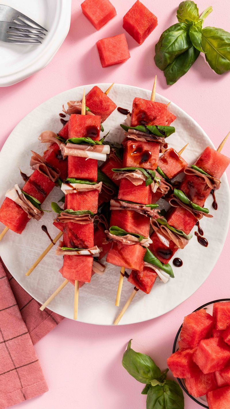 Watermelon Prosciutto Skewers