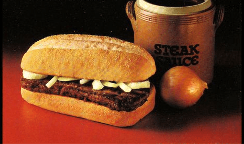 McDonald's Chopped Beefsteak Sandwich