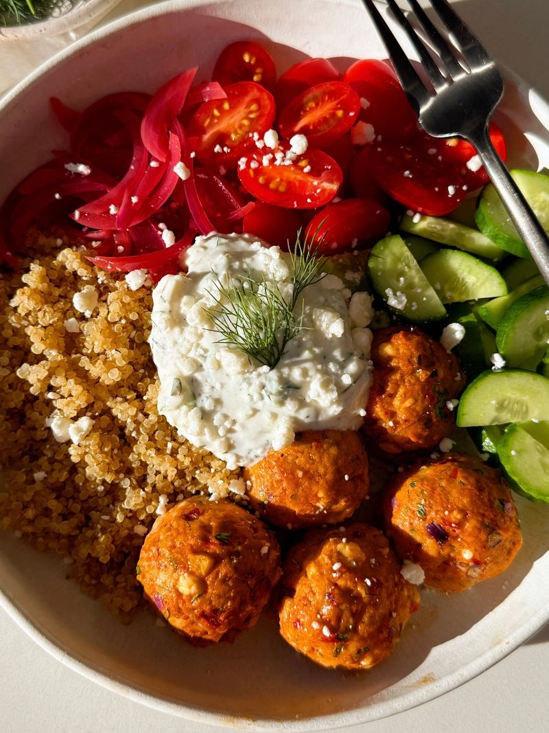 Cucumber Tzatziki Grain Bowl