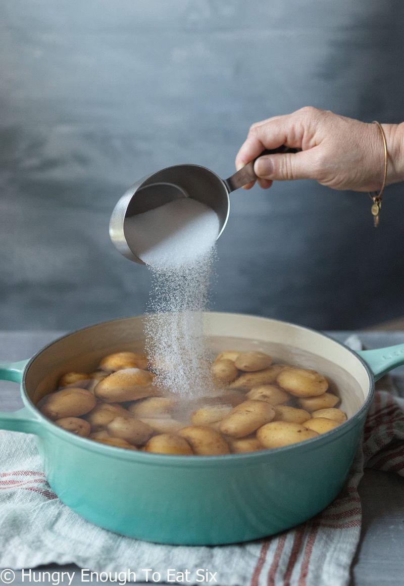 Potatoes Boiled in Heavily Salted Water