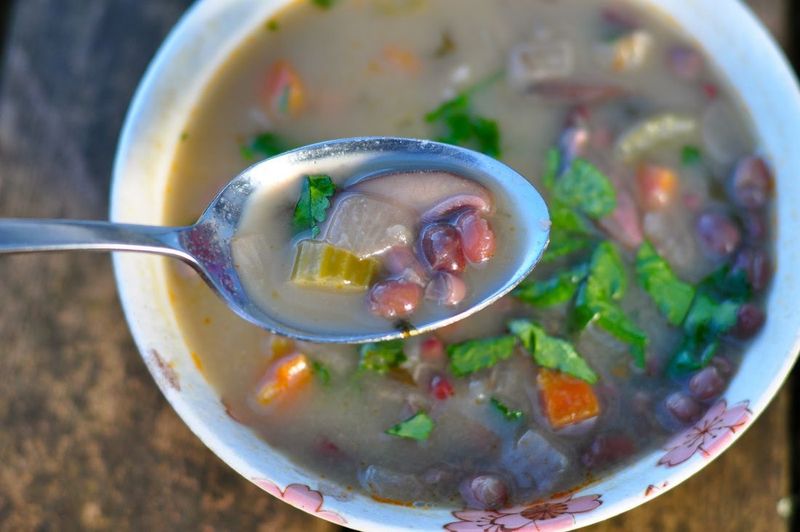 Adzuki Bean and Seaweed Soup