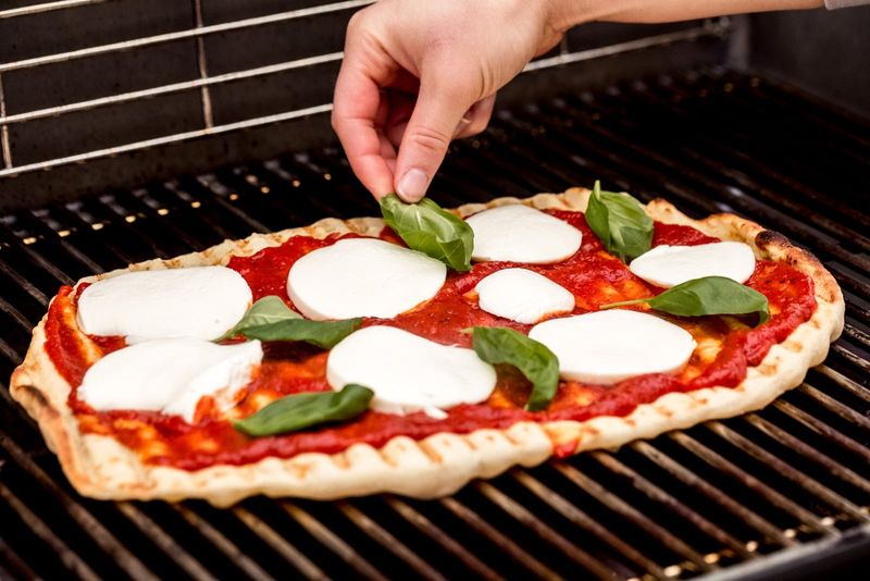 Grilled Pizza With Pre-Baked Crust