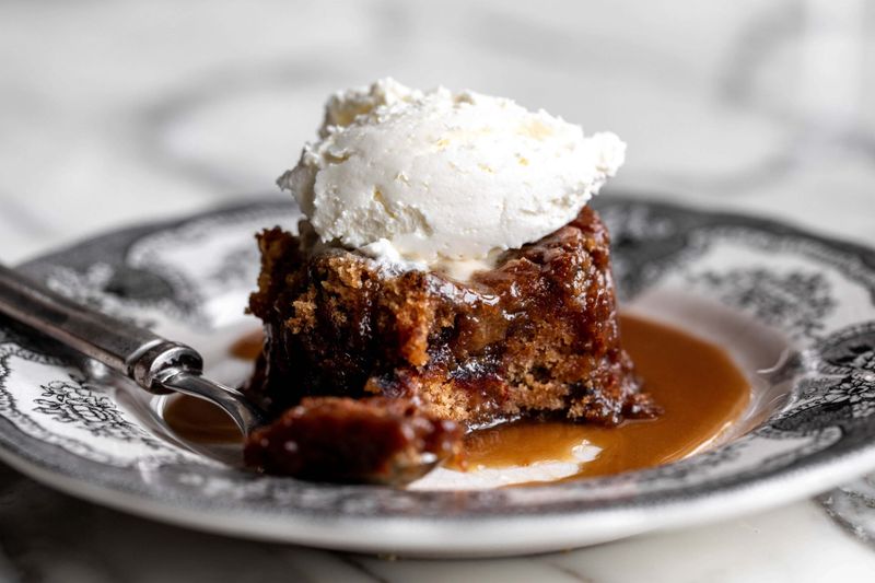 Sticky Toffee Pudding with Blue Cheese - United Kingdom