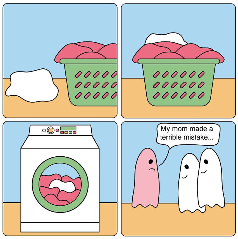 Domien Delforge's Absurd Comic Strips