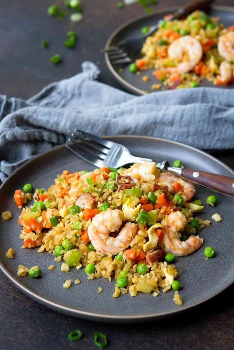 Cauliflower Fried Rice with Shrimp