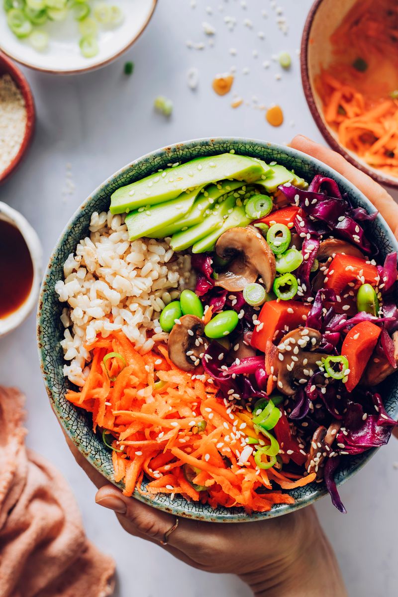 Edamame and Brown Rice Bowl
