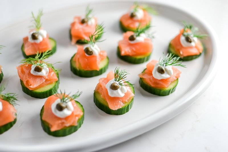 Smoked Salmon and Cucumber Bites