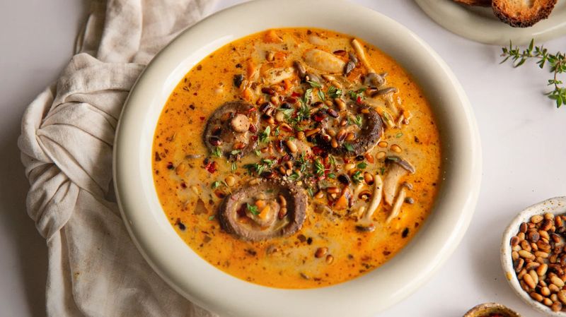 Wild Mushroom and Thyme Soup
