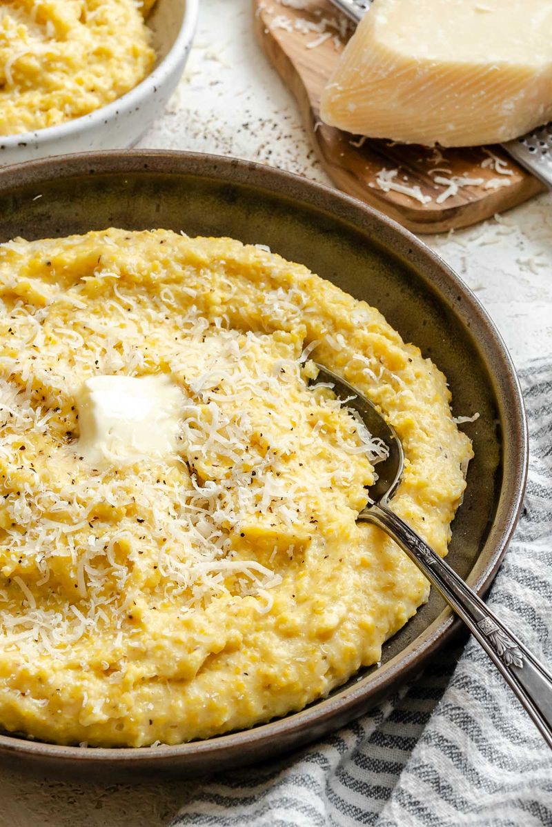 Classic Creamy Parmesan Polenta
