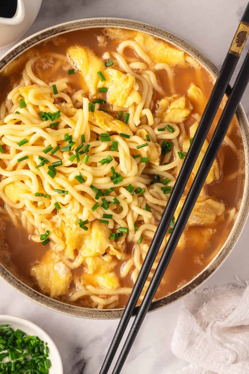 Creamy Egg Drop Ramen