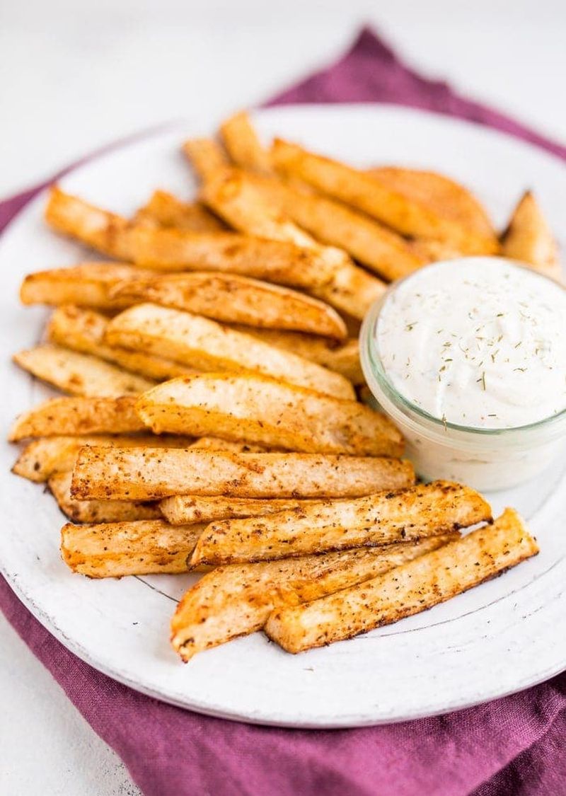 Crispy Roasted Turnip Fries
