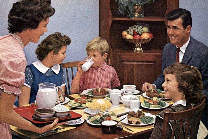 Eating Together at Six Sharp