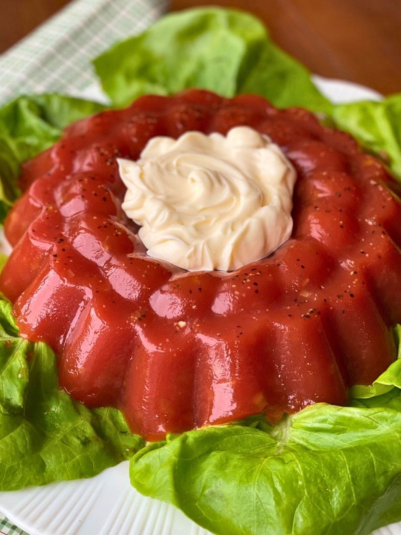 Tomato Aspic: The Savory Centerpiece