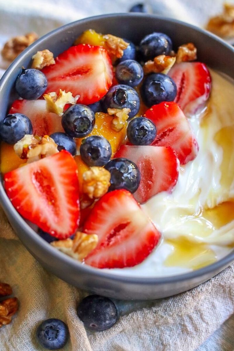 Greek Yogurt Honey Bowl