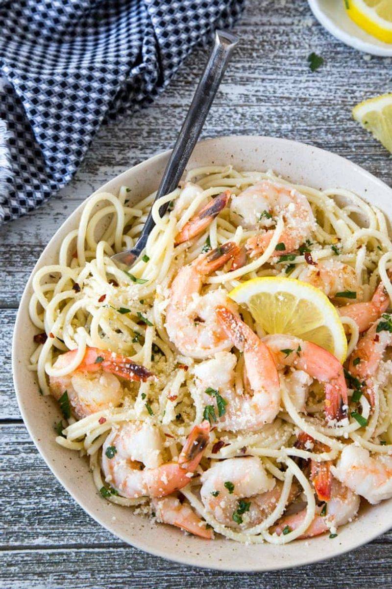 Garlic Shrimp Pasta
