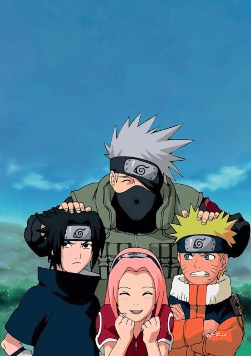 Team 7: Naruto, Sasuke, and Sakura