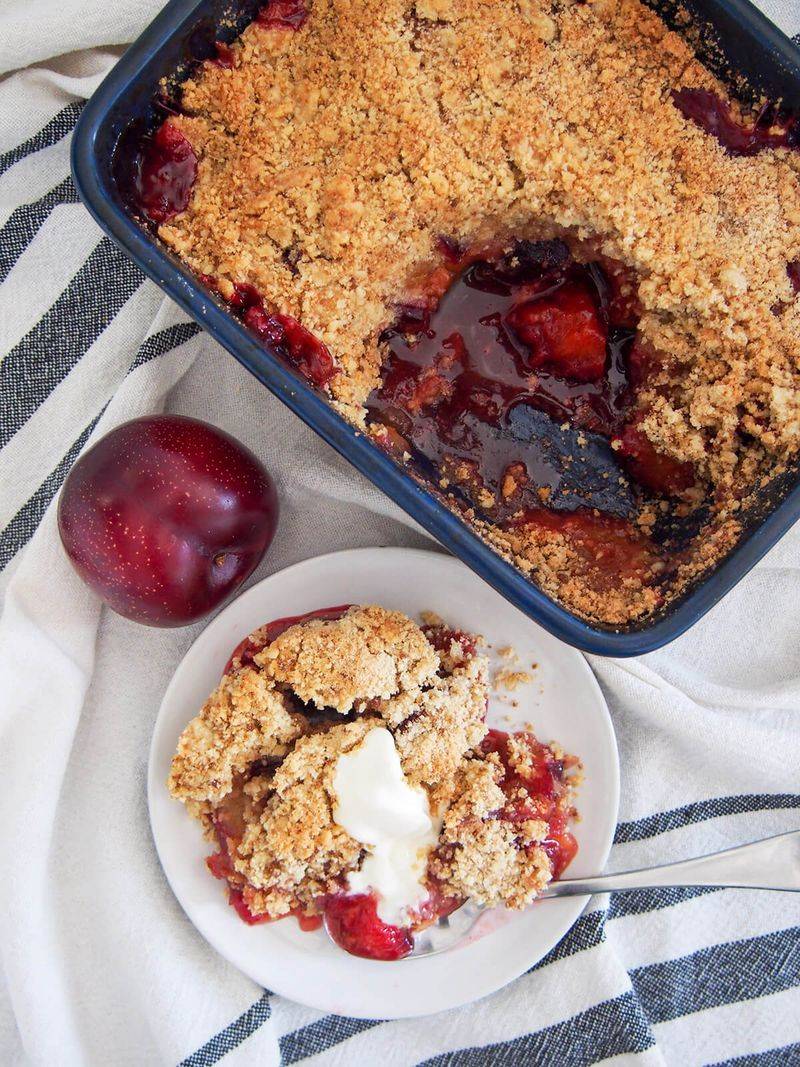 Classic Plum Crumble