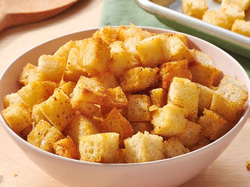 Golden Homemade Croutons