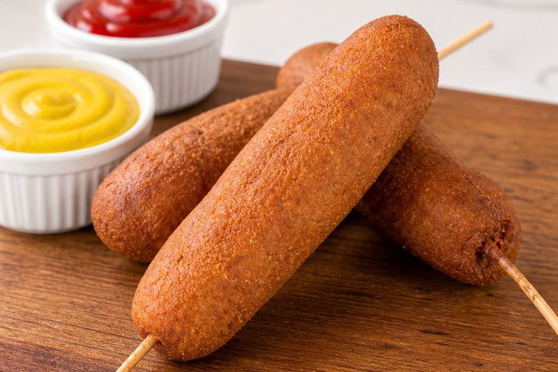 Corn Dogs on a Stick