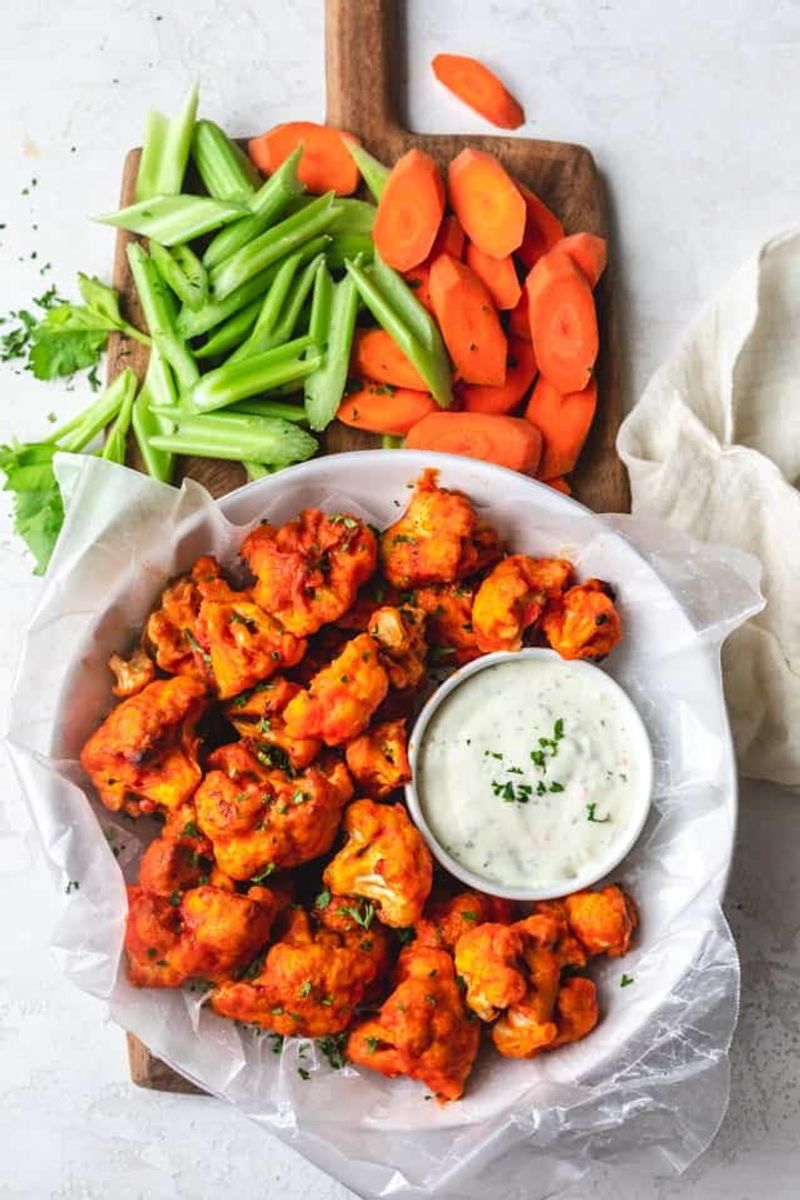 Buffalo Cauliflower Bites