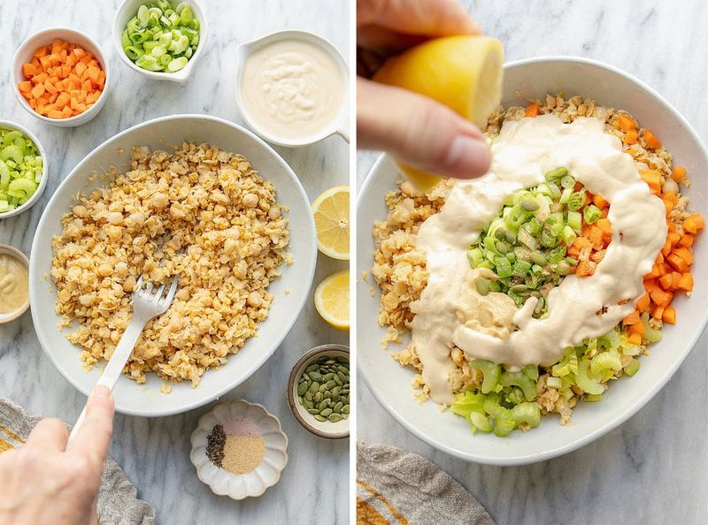 Classic Chickpea Smash Salad