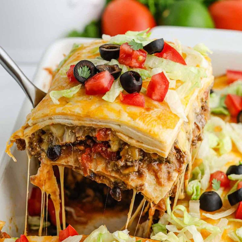 Mexican Taco Lasagne