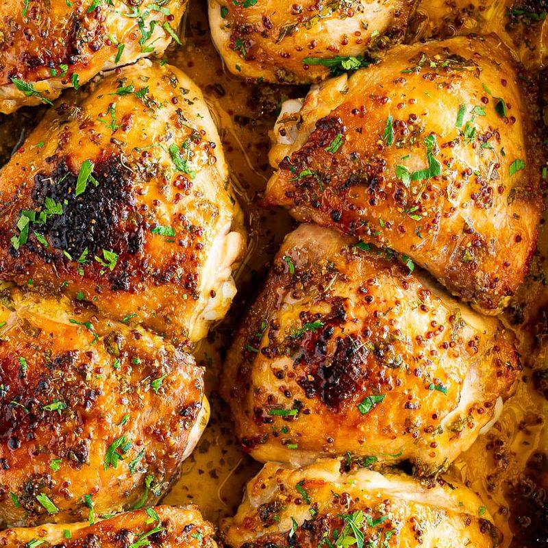Honey Mustard Chicken Thighs