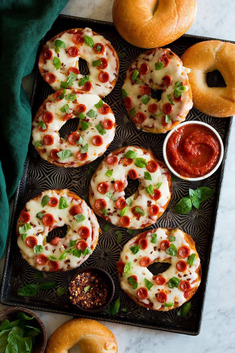 Mini Pizza Bagels