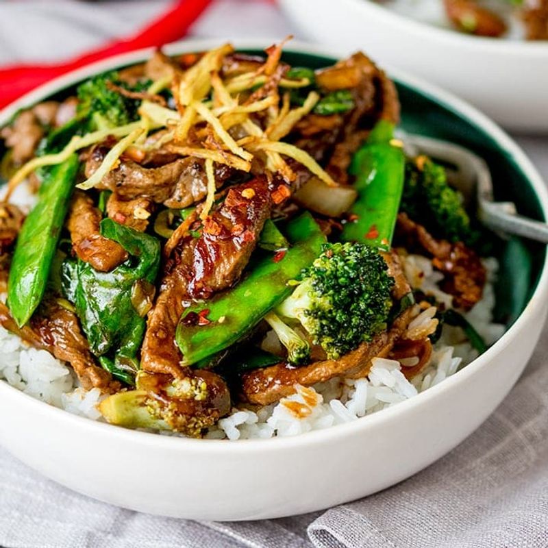 Classic Ginger Beef Stir-Fry