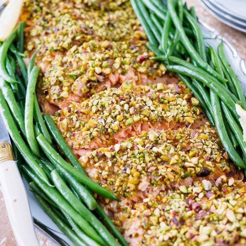 Pistachio-Crusted Salmon