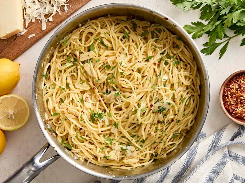 Big Batch Pasta Aglio e Olio