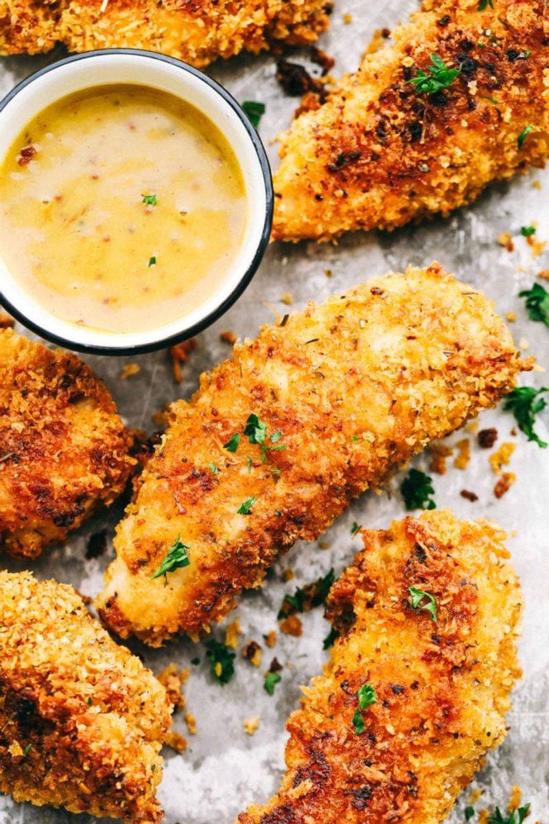 Cheesy Baked Chicken Tenders