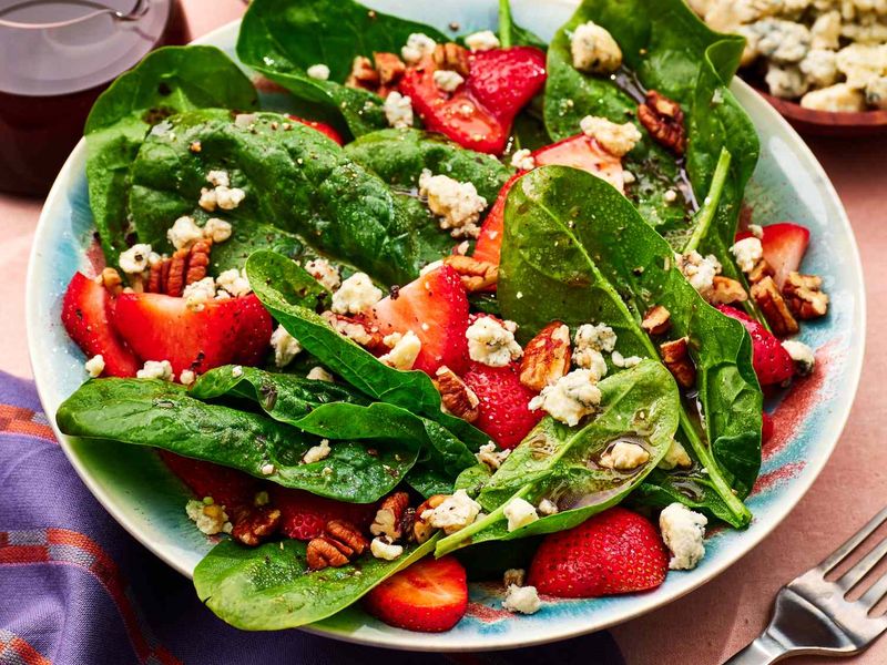 Spinach and Strawberries