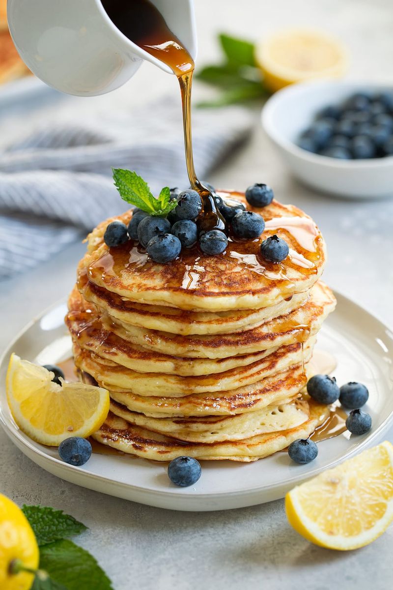 Fluffy Lemon Ricotta Pancakes