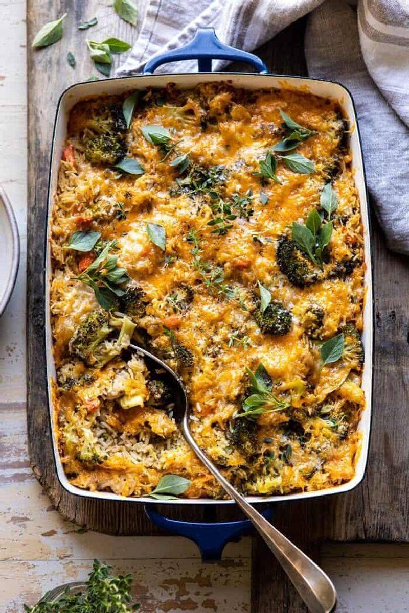 Chicken and Broccoli Brown Rice Bake